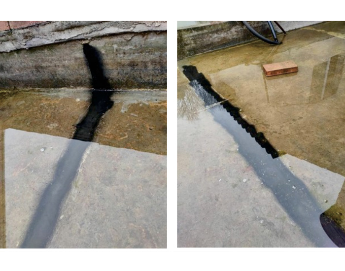 常見蓄水的樓頂，用三元乙丙橡膠防水涂料，完美修復(fù)